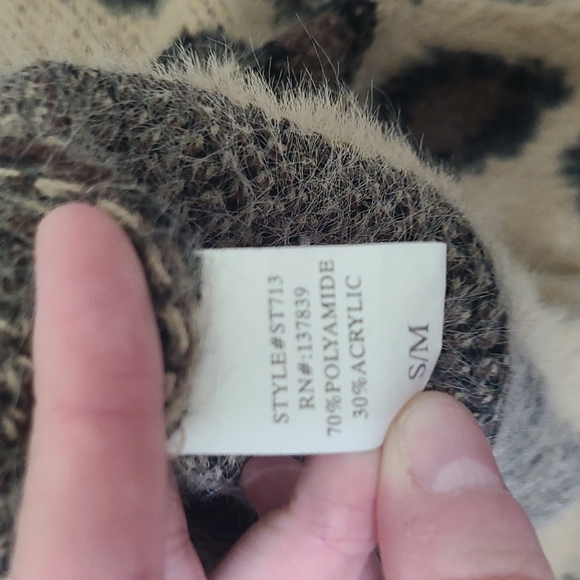 Altar'd State Cheetah Print Sweater - Picture 3 of 3